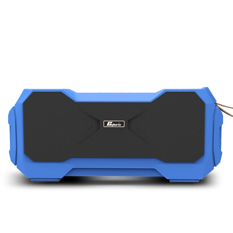 Cyboris ABS Blue Tooth Speaker Heavy Bass Speakers Portable Wireless Music Player Support AUX TF Card
