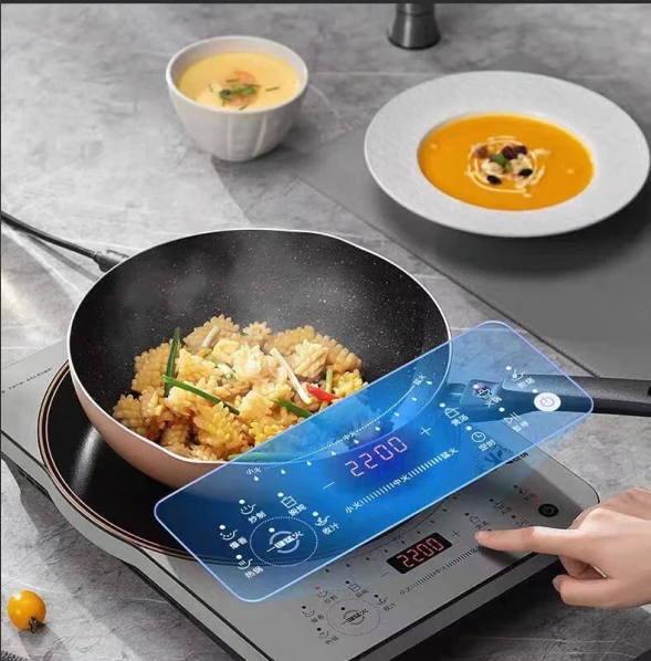 220v home small electric cooker tempered glass top easy cooker hot stir fry multi-function inductpot induction stove cooker