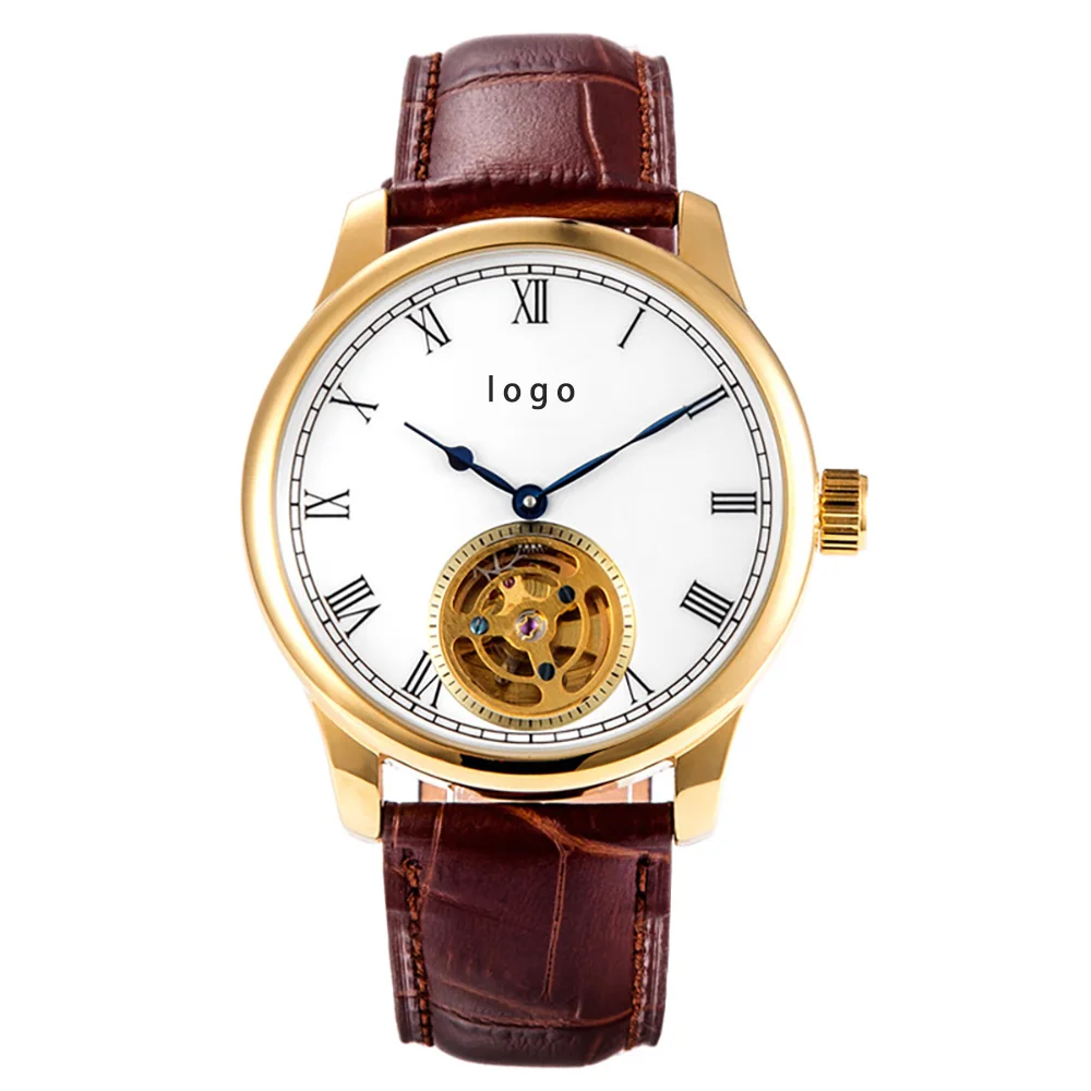 Мужские механические часы с 2 ручными ремешками