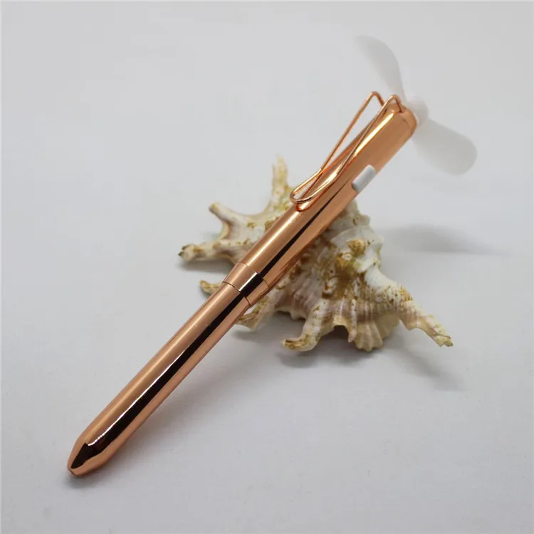 manufacturer school supplies stationery ball point gel pen creative design metal promotional ball pen with hand fan