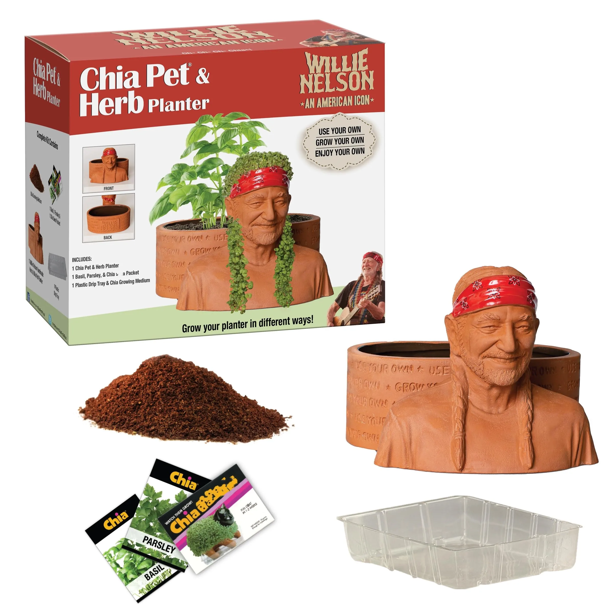 Chia Pet Mini Herb Planter Garden Kit Sample Kits For Herbs Garden Kit