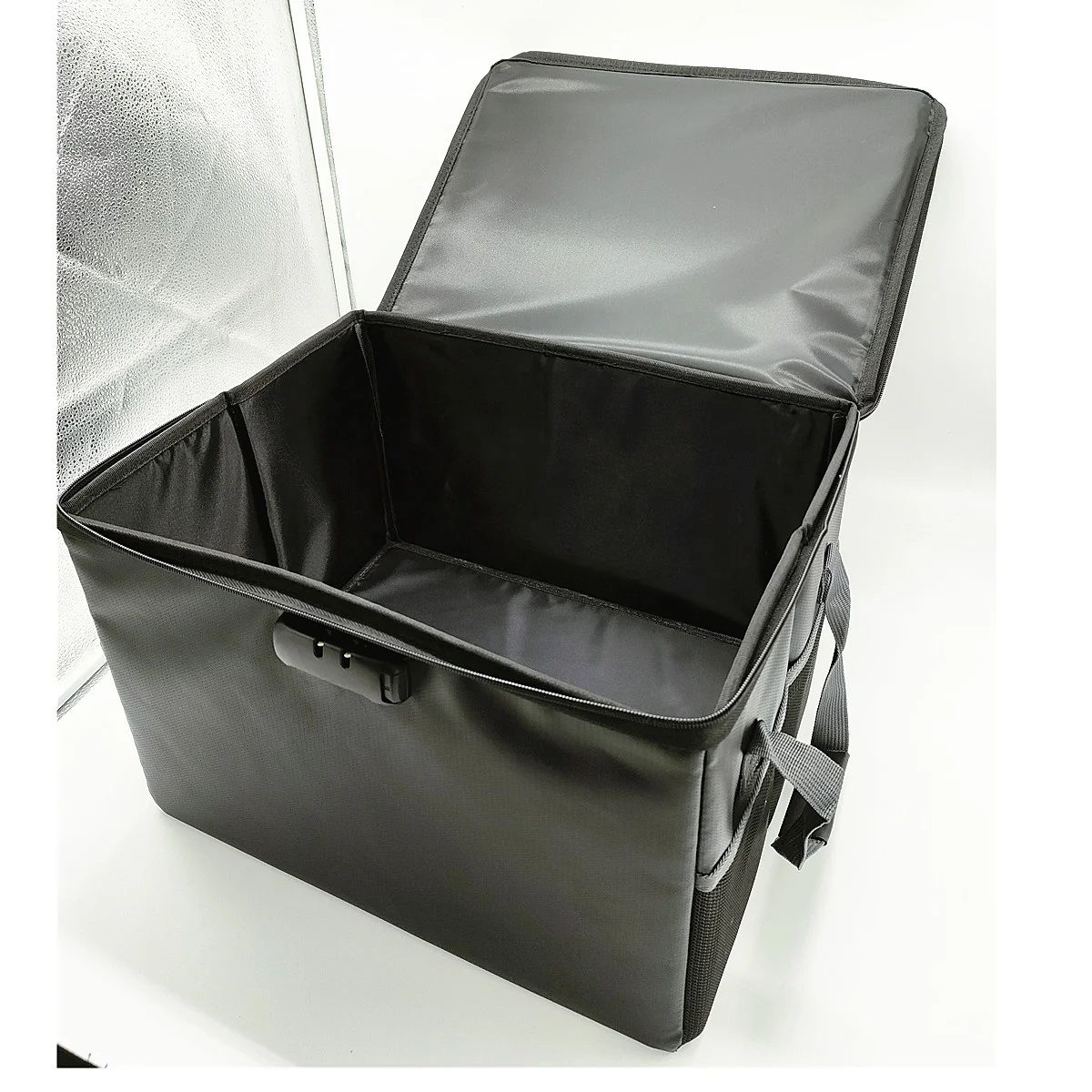 Fireproof Document storage Bags Waterproof Home Office Travel Safe Bag with Lock