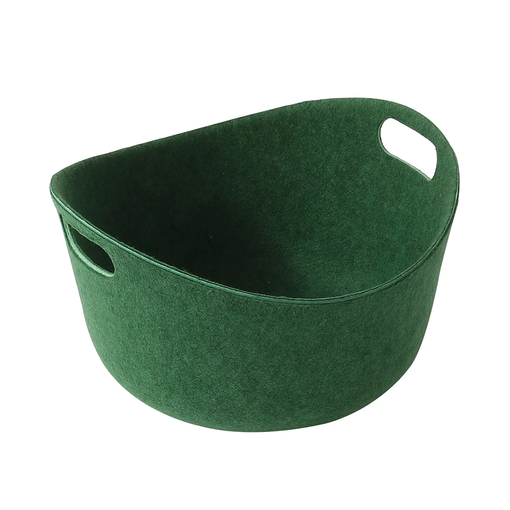 Factory Manufacturer Storage Box Industrial Laundry Storage Baskets Recycled Pet Felt Storage Boxes For Home Organizer