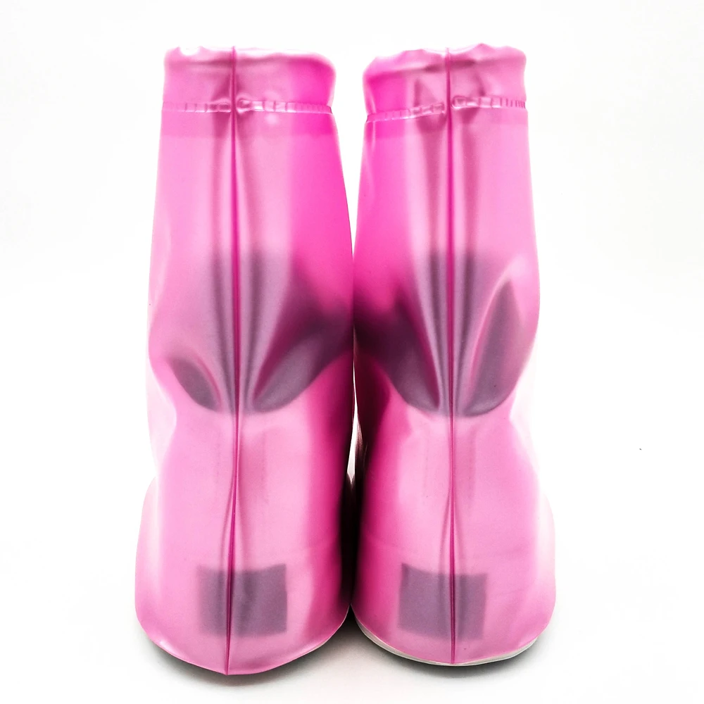 Silicon Protective Rain Shoe Cover Anti Slip Reusable Rubber Black Custom Waterproof Silicone Shoe Covers