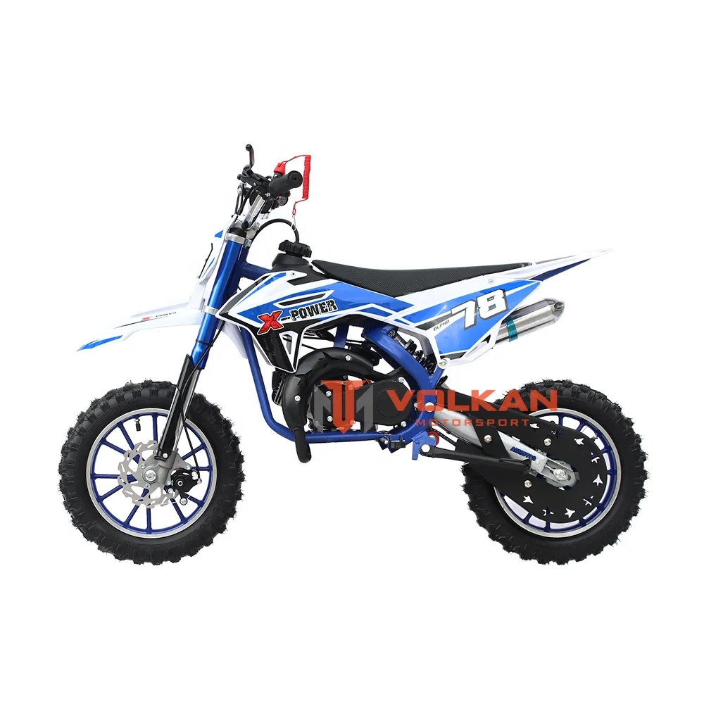 Volkan 49cc 50cc 2 stroke Kids Petrol High Quality Cross Mini Moto Motard