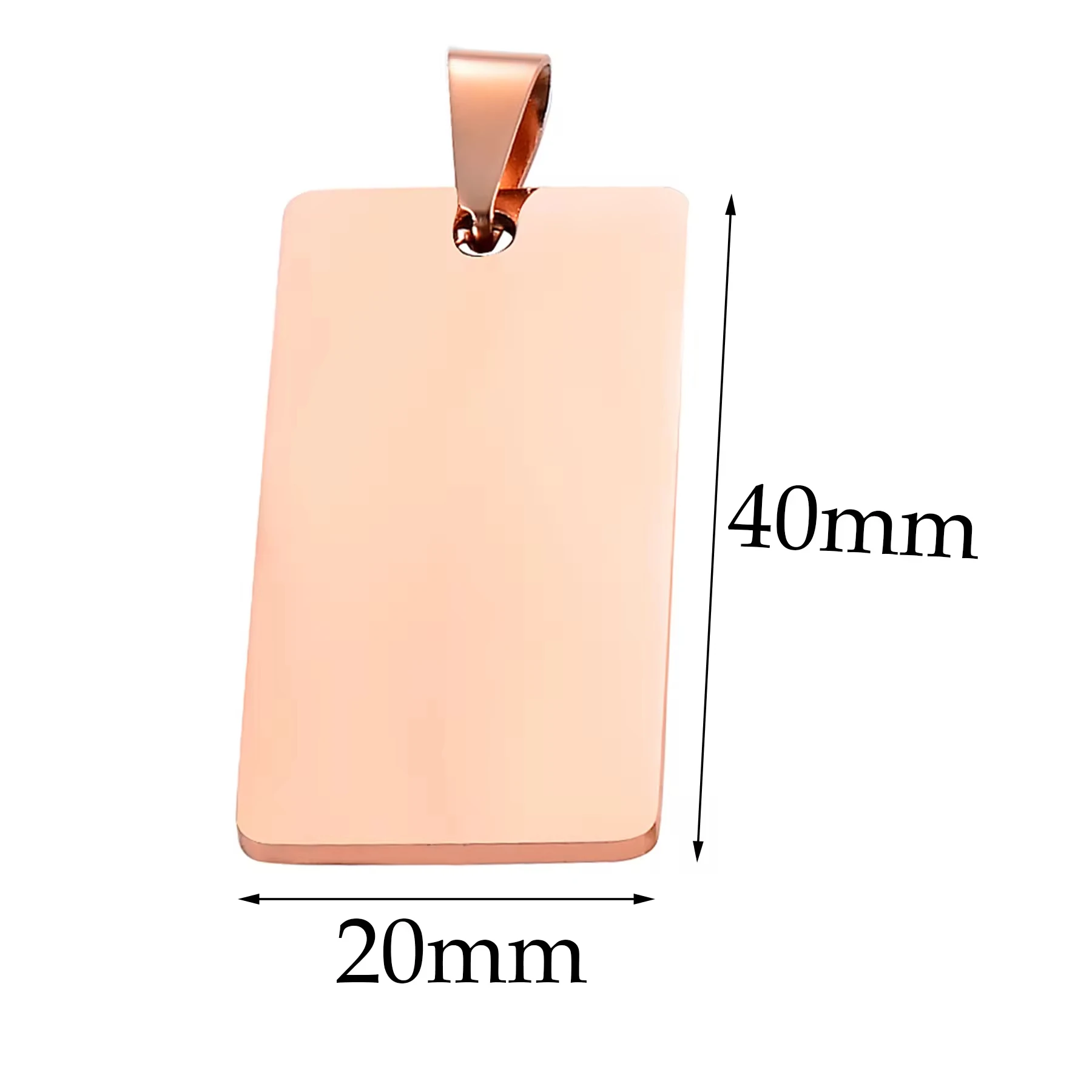 High Quality Fashion Military Army Charm ID Blank Dog Tags Stainless Steel Pendant Jewelry Wholesale