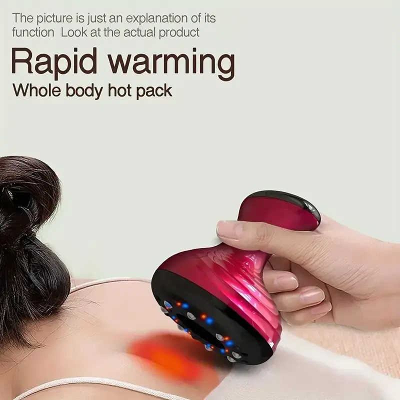 Electric Scraping Instrument With Negative Pressure Suction And Cupping For Meridian Dredging And Beauty Dehumidification