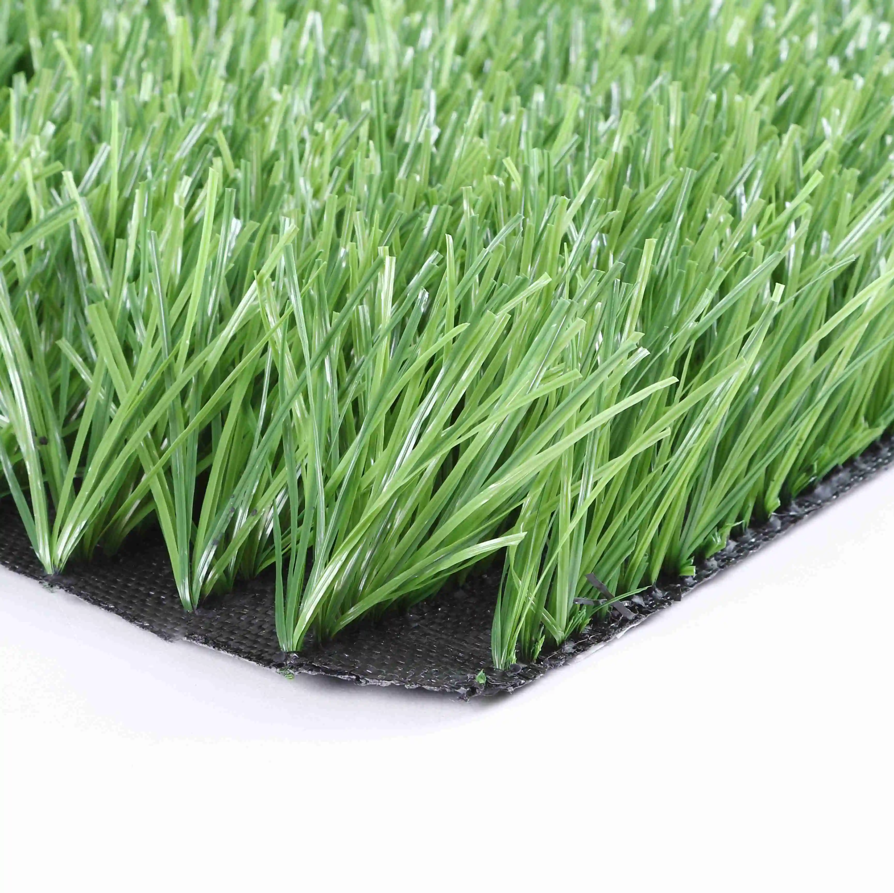 Super quality S and W shaped artificial lawn for football soccer PU backing weather fastness artificial grass lawn