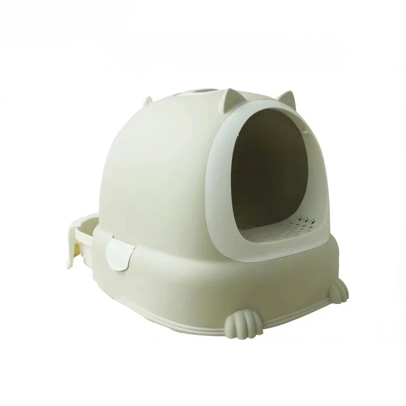New Design Large Foldable Cat Litter Box with Drawer Full Enclosed Pet