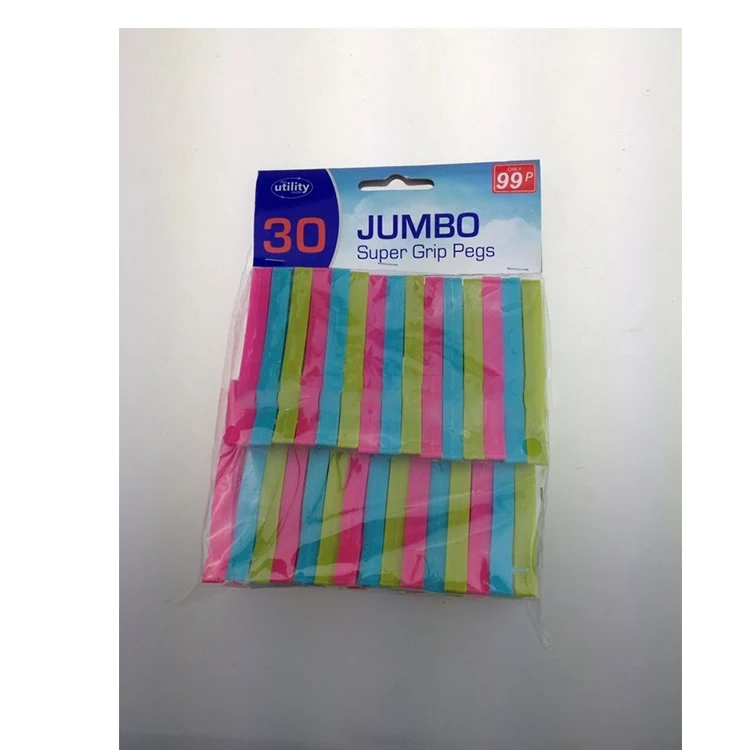 Декоративные пластиковые jumbo прищепки
