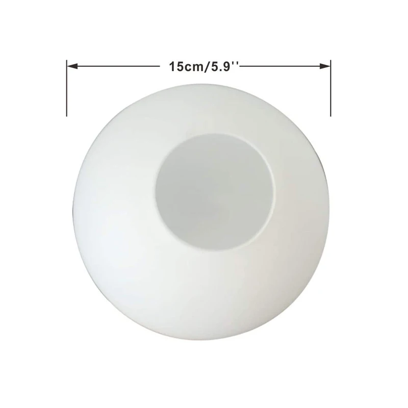 Hotsale 6inch Replacement White Frosted Matte Opal Glass Globe Lamp Shade for Lighting Fixtures