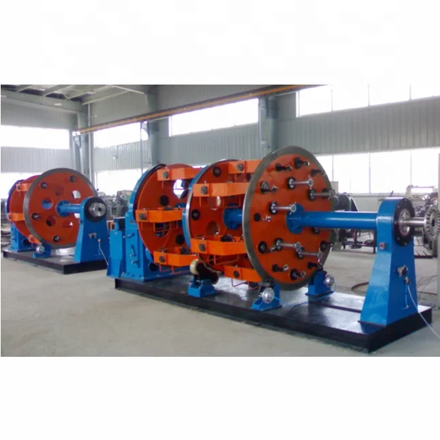 High performance 1600-1+3 planetary type laying up machine cable armored twisting machine