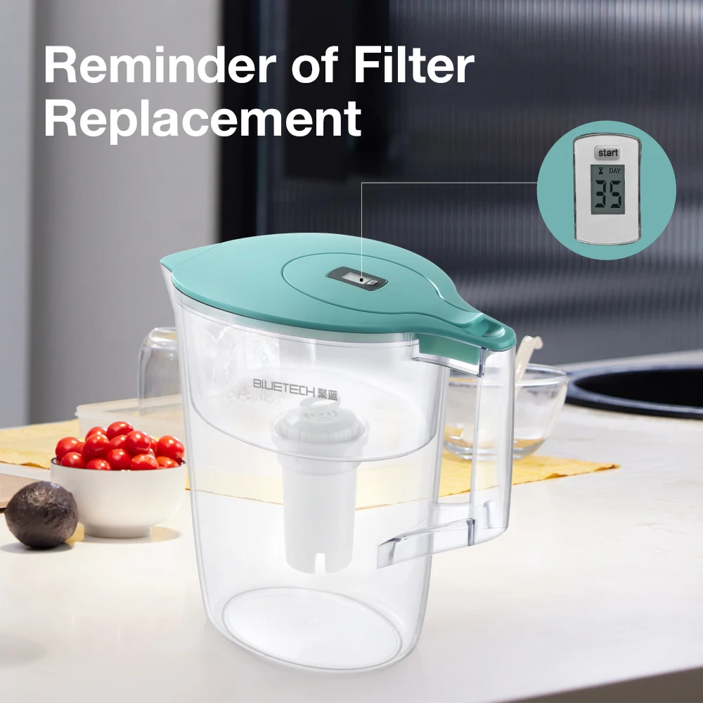 Pre water filtration water filter jug pitcher for tea or coffee making using water cleaning