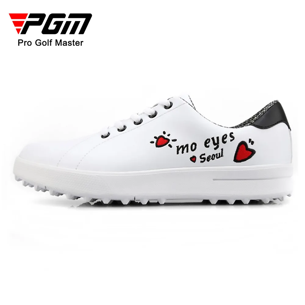 PGM XZ111 Customize embroidery design women golf shoes