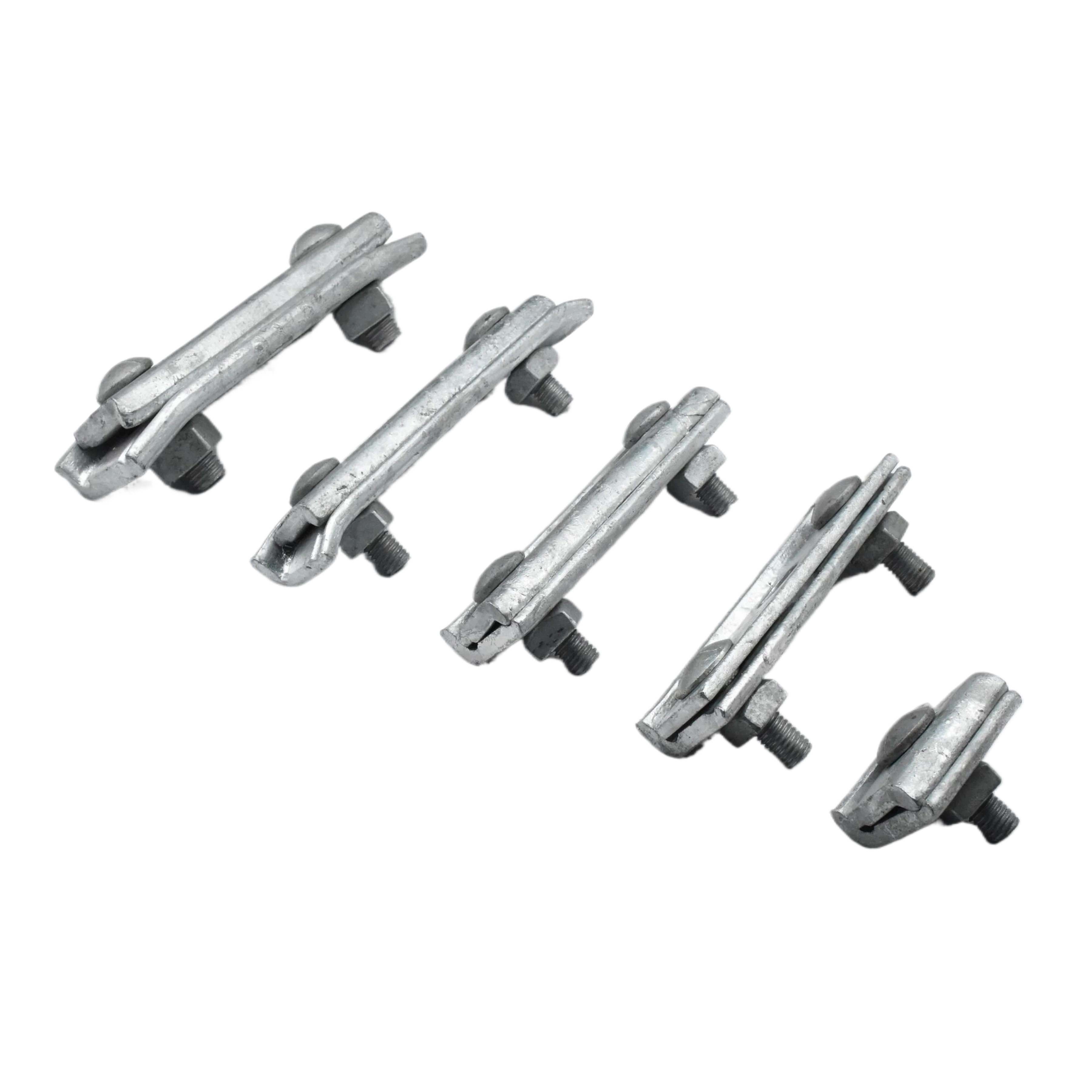 Chinese Manufacturer Pole Line Wire Clamp Custom Design OEM Iron Straight 3 Bolt Suspension Clamp