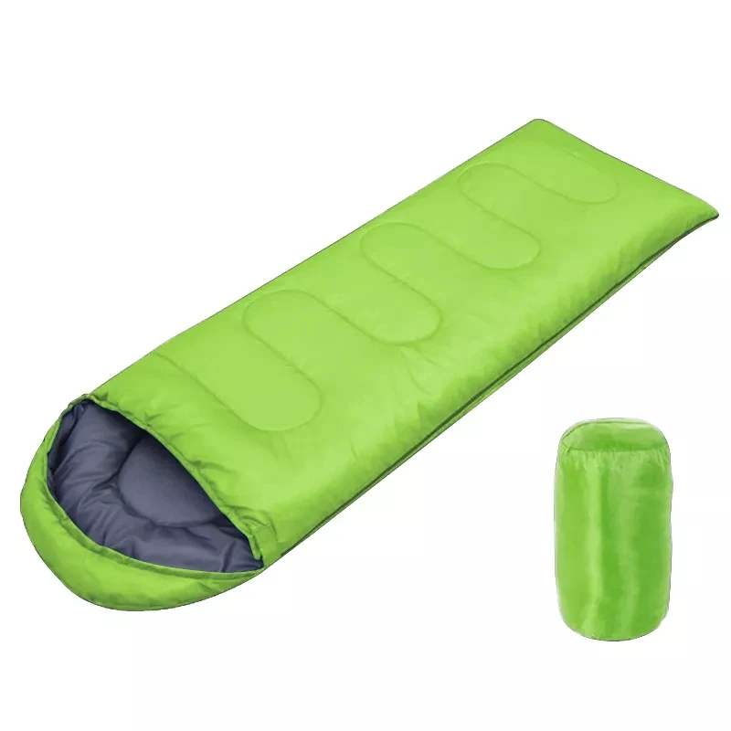 Wholesale Cheap Outdoor Envelope Sleeping Bag 190t Polyester Adult Hollow Fiber Cotton Waterproof Travel Hiking Camping Envelope