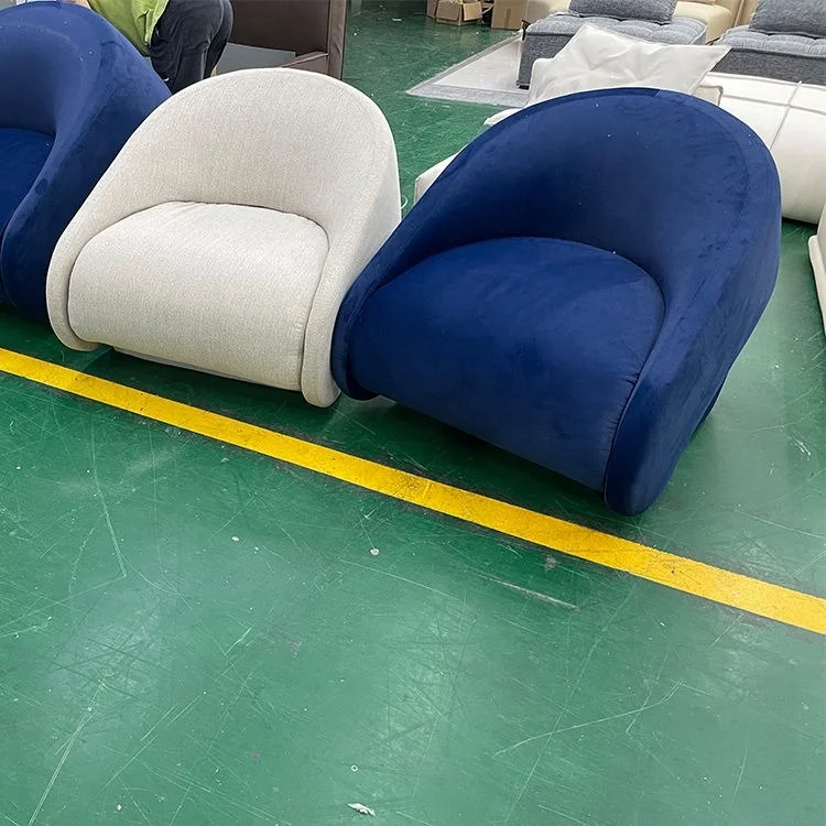 single sofa combed folding sofa bed strong italian blue fabric sofa bed velvet