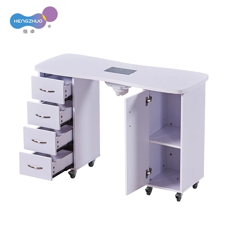 Light Luxury Dignity lamp nail table ,nail manicure table dust collector HZ-2027