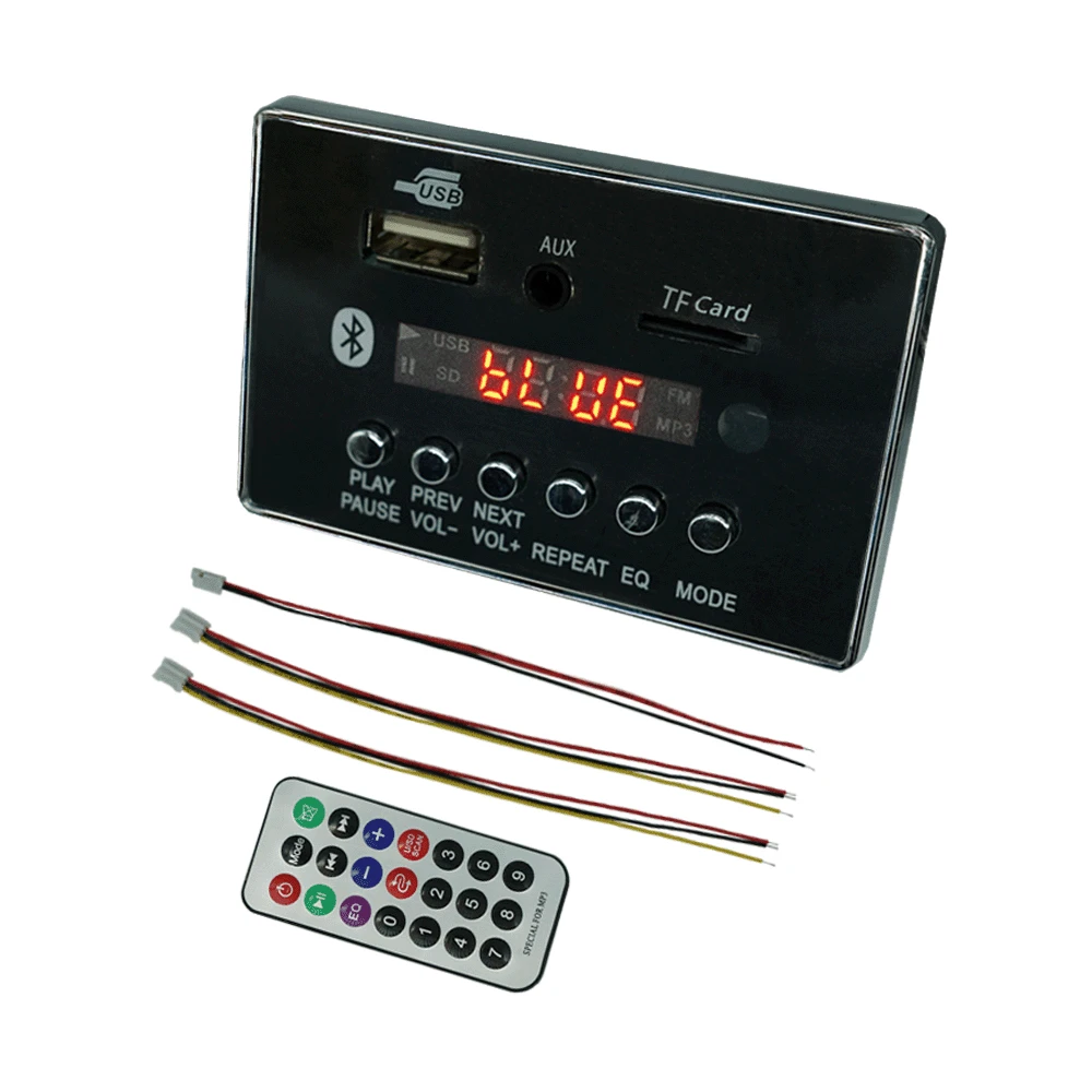 JQ Factory Hotsale FM Radio Receiver Bluetooth Decoder Board 12V For MP3 Player