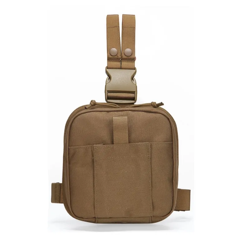Tactical Drop Leg Waist Bag - Multifunctional Tactical Thigh Hip Outdoor Pack MOLLE First Aid Kit Bag IFAK Medical Utility Pouch