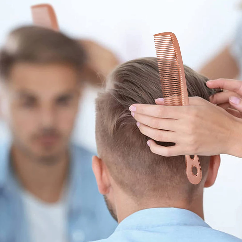 Professional Barber Comb Set Braider Combs Silver Comb For Salon or Barber Shop