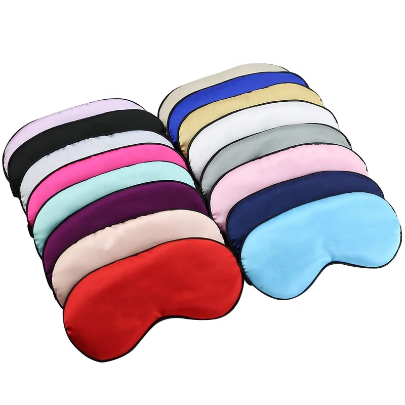 Silk Sleeping Eye Mask Adjustable Bondage Gear SM Slave Sexy Eye Mask BDSM Blindfold Soft Faux Silk Eyes Cover for Women for Men