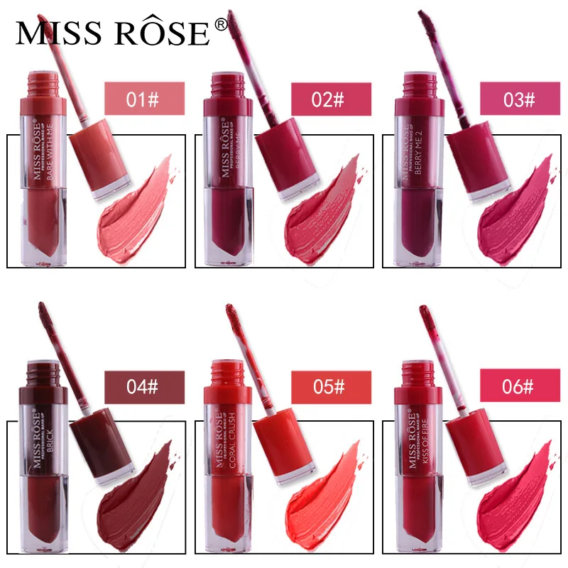 Матовый антипригарный блеск для губ 24 цвета