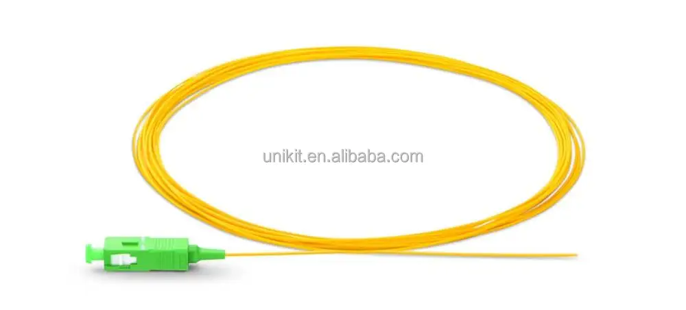 Factory Customization Single Mode  Multi-mode Simplex LSZH G657A Fiber Pigtail SC APC/UPC 0.9mm/2.0mm/3.0mm Fiber Pigtail