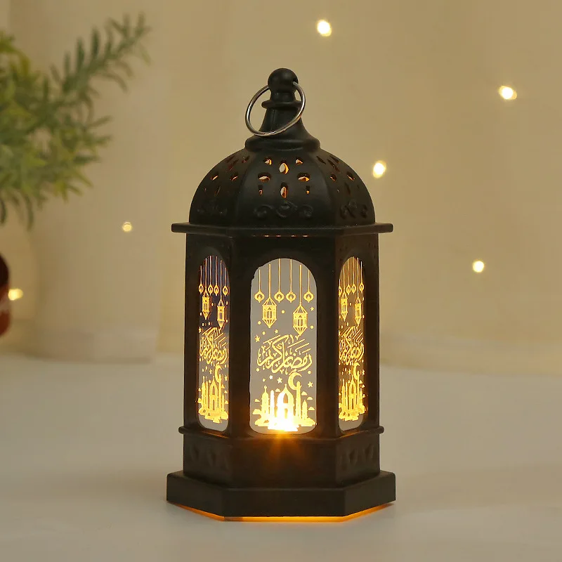 Ramadan Lanterns Retro Lantern Eid Decorations Led Light Home Decorations