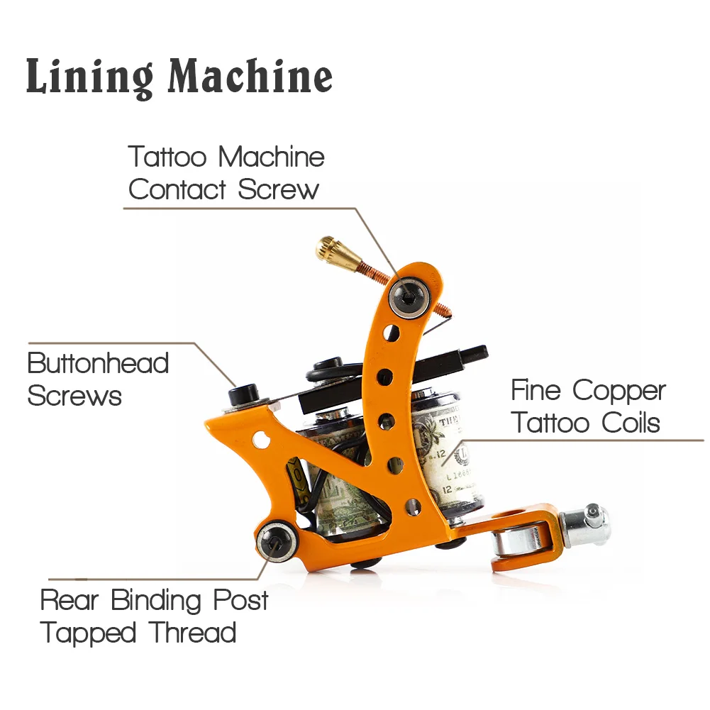 
Wholesale Tattoo Supplies Professional Tattoo Kits Two Tattoo pens machine gun 