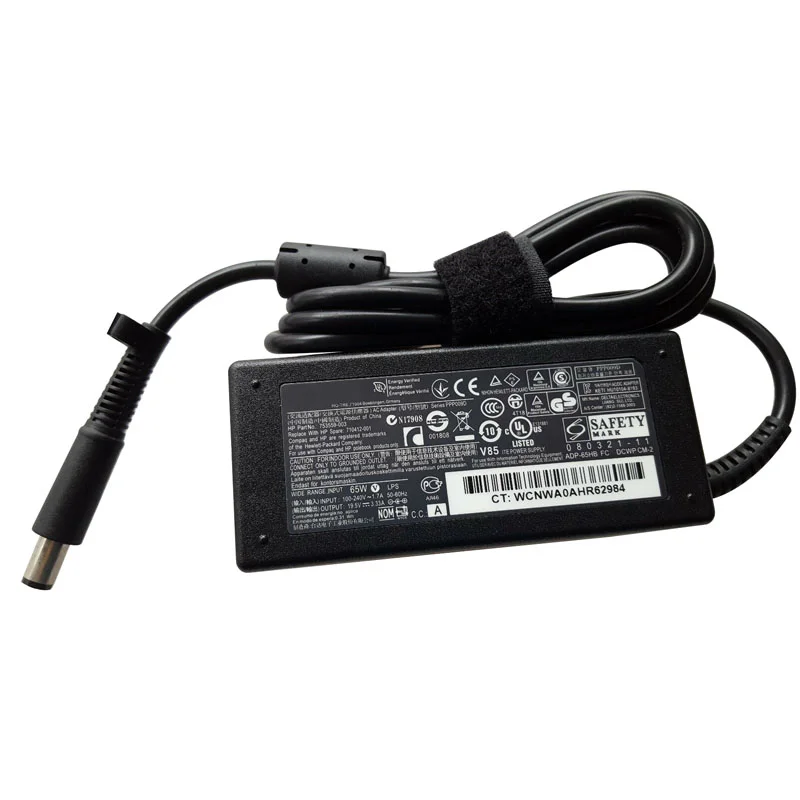 65W Big  pin laptop charger for HP Manufacturer Supplier 19.5V 3.33A 7.4mm 5.0mm ac dc universal power adapter