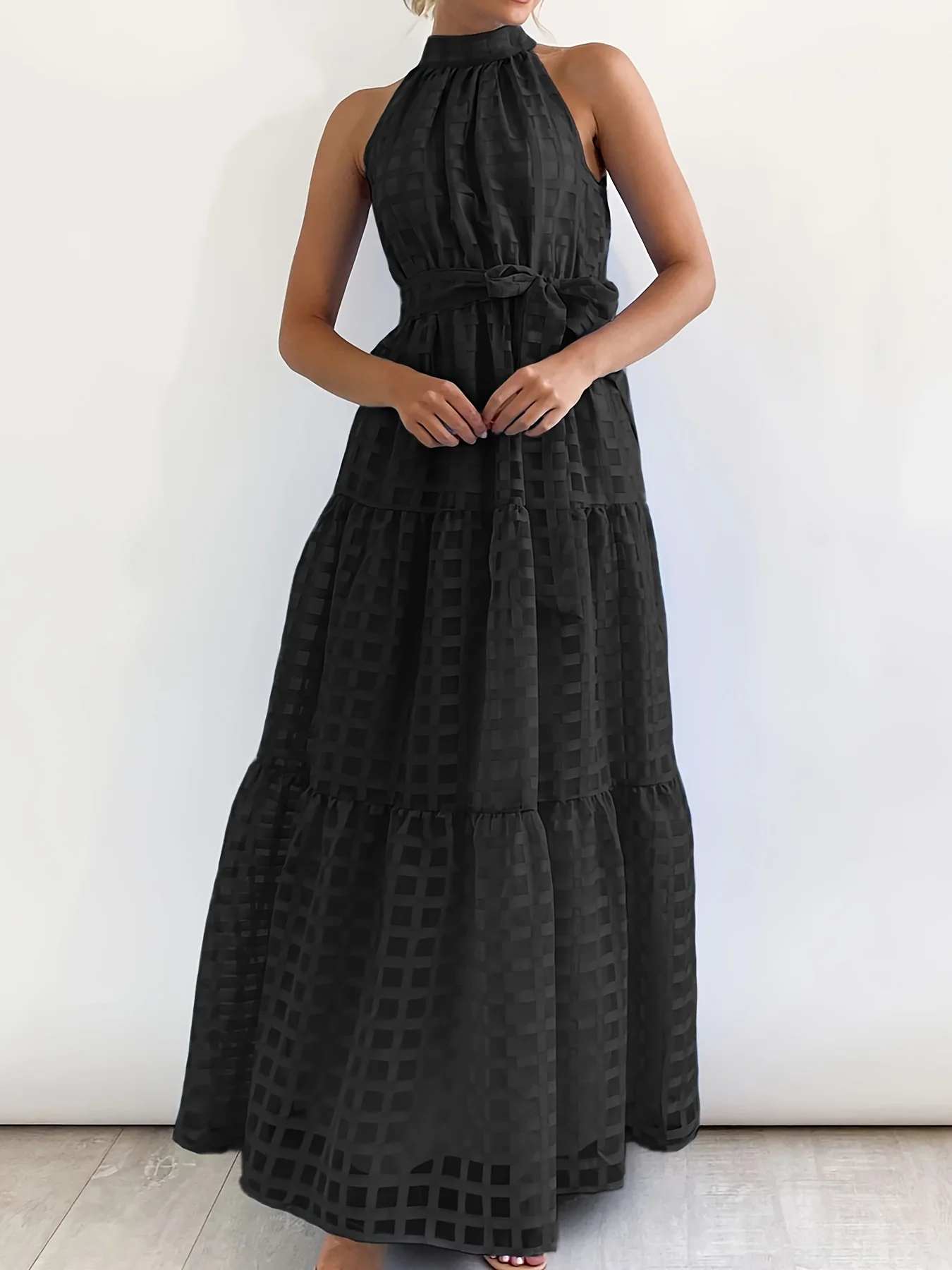 New Design Neck Elegant Multicolor Straps Plus Size Dress Solid Color Casual Dress Strapless Maxi Dresses For Women