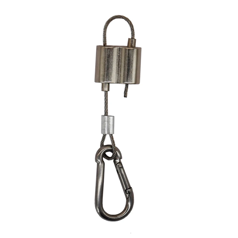 picture hanging wire rope cable gripper with hooks for  panel lights  picture frame