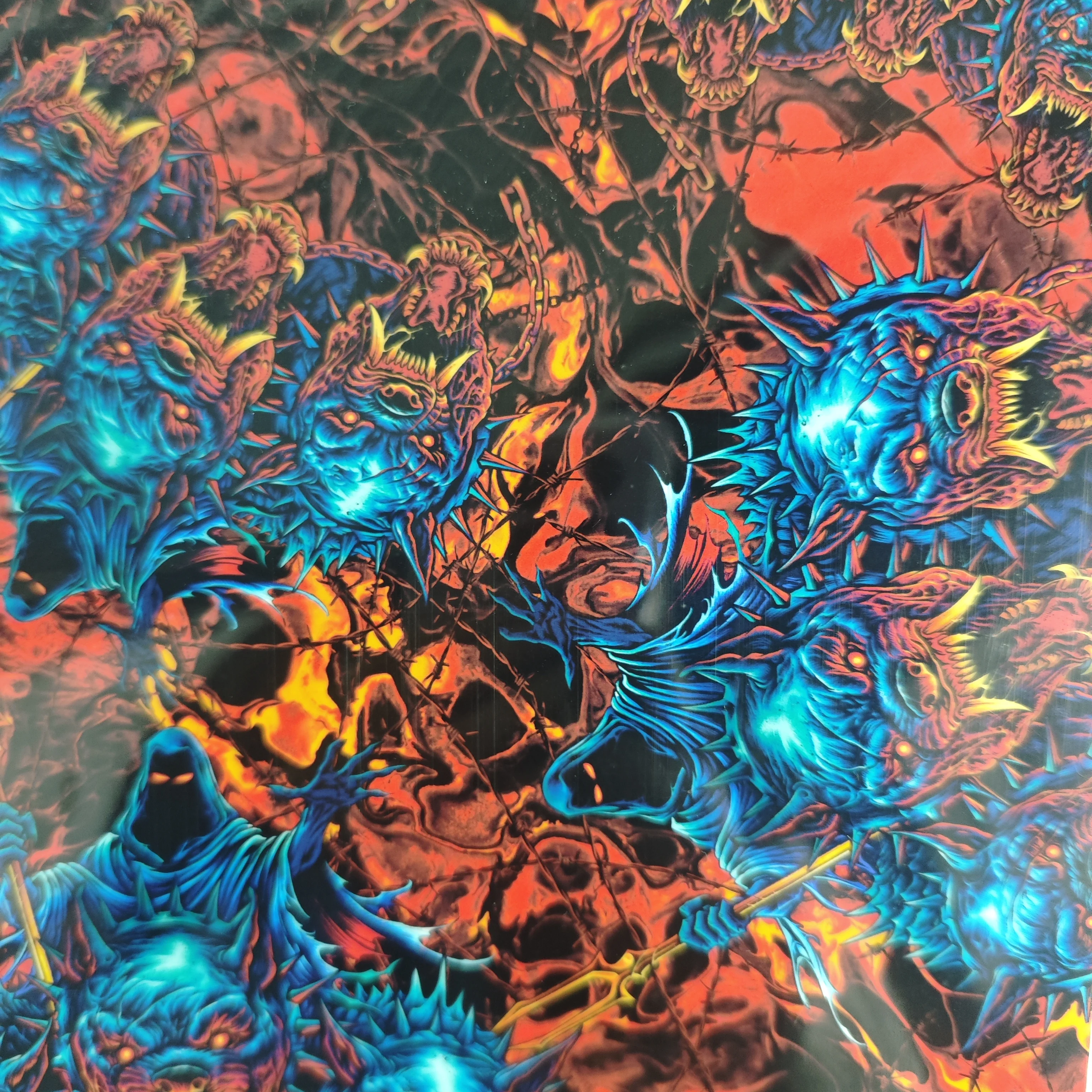 INK617 liquid image pva water transfer printing film, cubic hydrographics