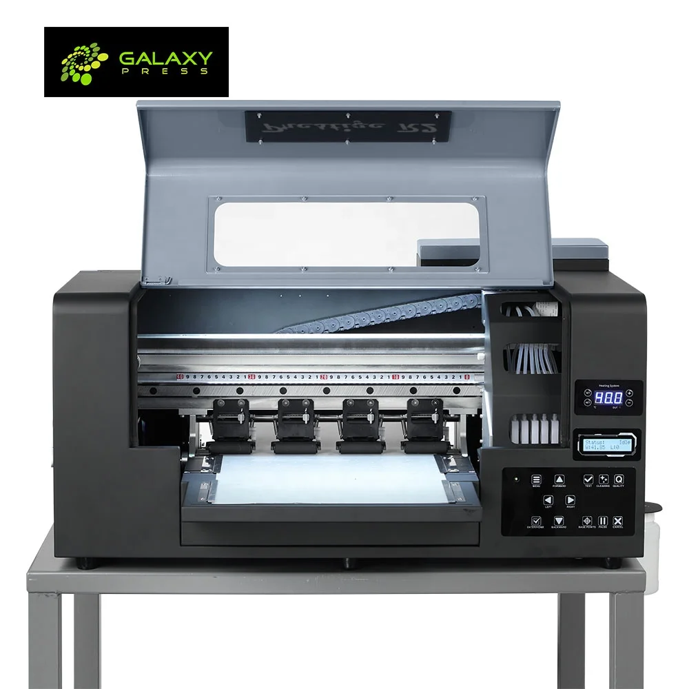 GALAXY DTF Station Epsons Xp600 Dual Head Printing Machine A3 DTF PRINTER For Garment Hoodies T-shirt  Printing