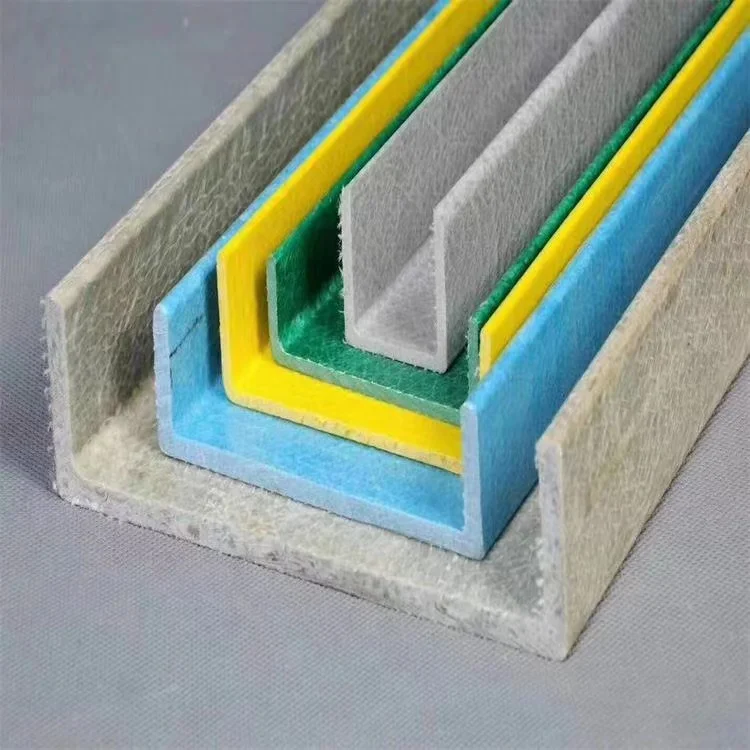 Pultruded structural fiberglass high strength fiberglass C channel, FRP U channel