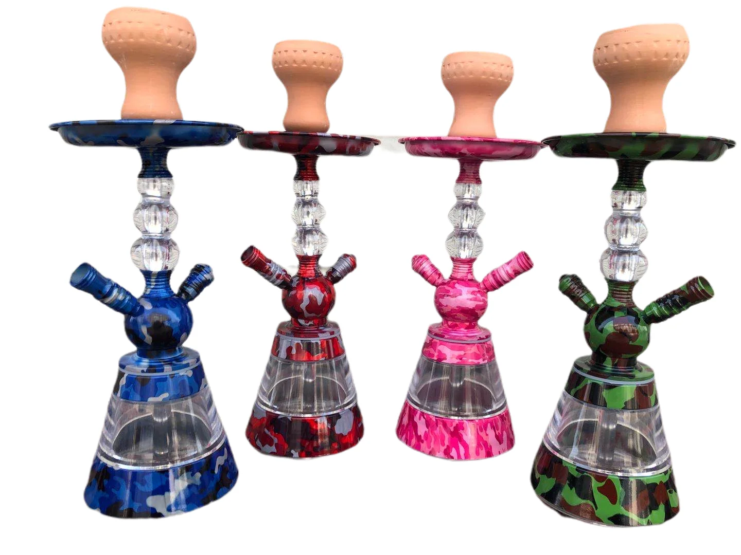 Acrylic Hookah Set France Design Shisha Hookahs Custom Logo Chicha Smoke Accessories
