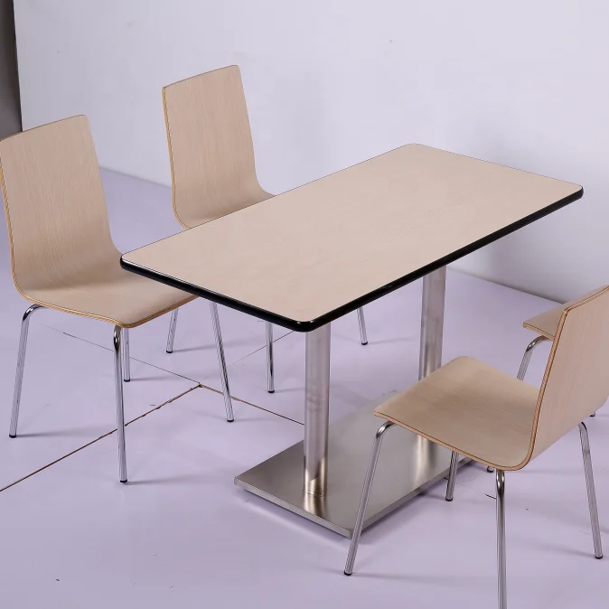 Оптовая продажа, Набор стульев для ресторана из фанеры с изогнутым формованием, кофейный столик из бентового дерева и Набор стульев (1600795901560)
