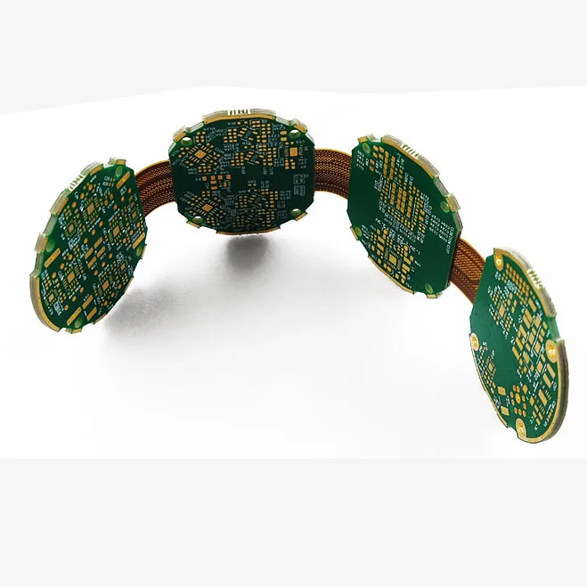 Выполненный на заказ 8 слоев твердая-Flex печатная плата производство