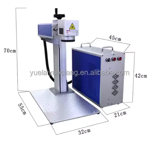 20W Brand Fiber Laser Marking Machine for Home Use Pulsed Operation with Ruida Control System Supports DST Graphic Format AI