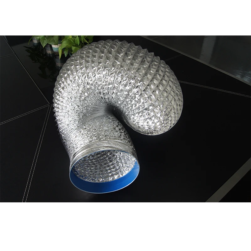 Factory Made 3W/1W Aluminum Hose Wall Lamp 4 Inch Insulated Flexible Duct Ventilation For Pvc Window