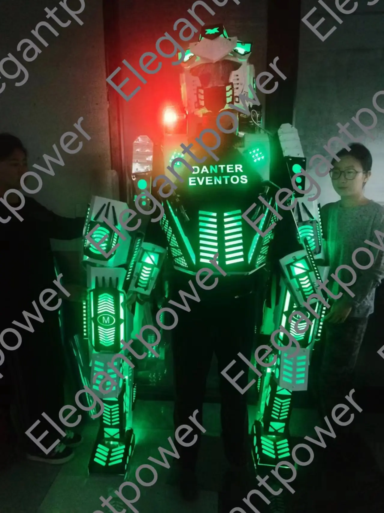 Hot sell  Mega  Aluminum  Stilts Walker  Robot Led Costume with Battery Kryoman Event Performance Props