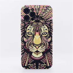 Forest King series noctilucent Frosted Relief animal soft TPU phone case for iphone 13 14 plus/pro/pro max
