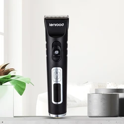 Lenrood LR-A10S-1 Factory Supply Rechargeable Hair Trimmer With LCD Display cordless trimmer hair clipper