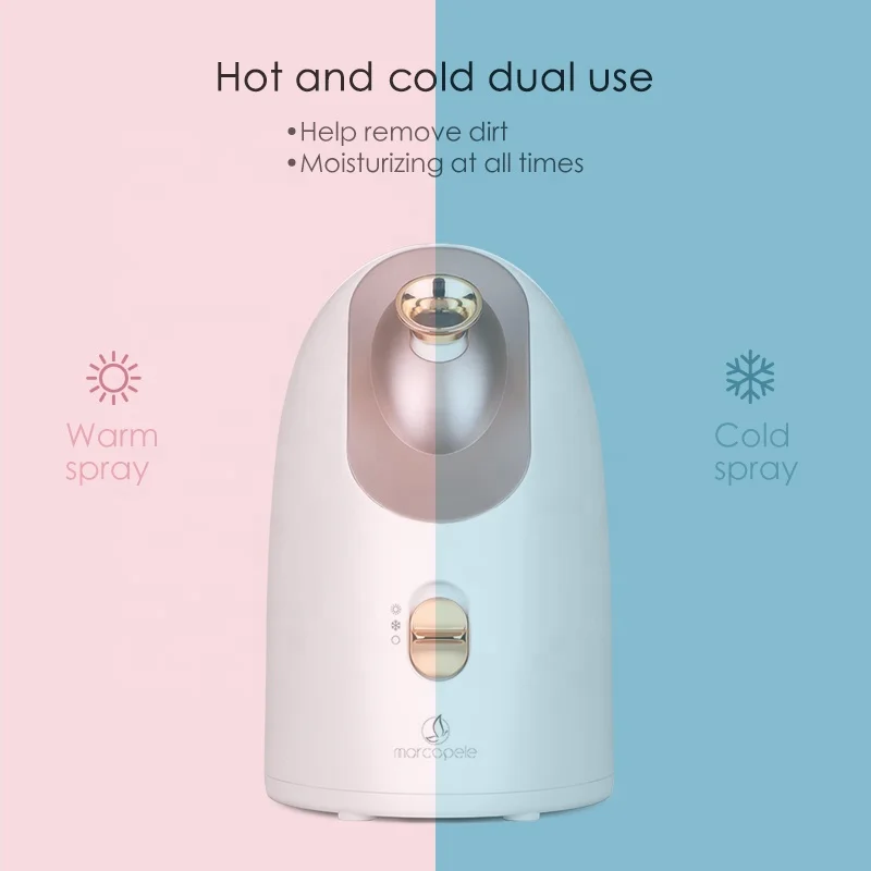 Beauty Equipment Home Use Skin Care Machine Face Sauna Spray Hot and Cold Nano Vapor Ozono Facial Steamer Humidifier Face Steam