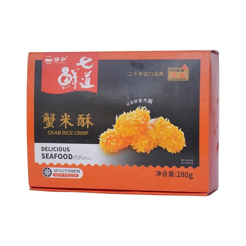 Hot products delicious fast food fast frozen fried breaded crab meat