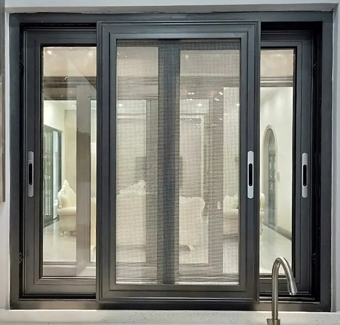 High quality manufacture directly exterior bathroom aluminium balcony sliding window