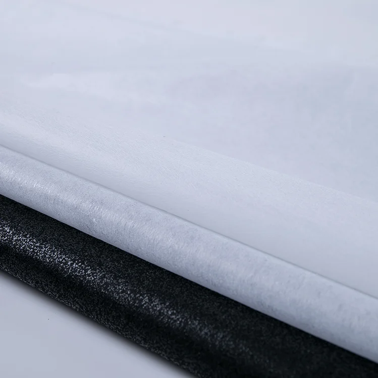 GAOXIN  25G Hard Handfeeling Cut Away Chemical Bond Embroidery Backing Interlining