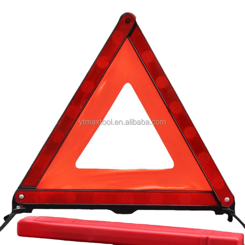 Car emergency stop accident tripod warning plate multi-function annual inspection tripod folding plate