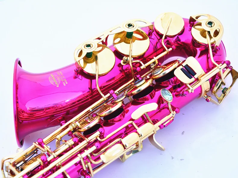 
Rose Gold Lacquer Brass Alto Instrument Accessories Professional Eb China Sax Saxophone Alto 